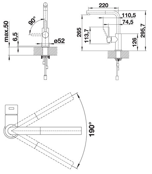 Blanco LANORA-S 523123