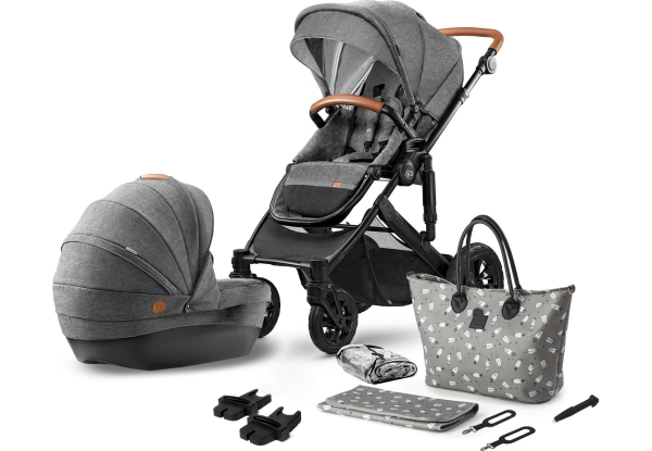 KINDERKRAFT PRIME GRAY + MOMMYBAG (KKWPRIMGRMB200)
