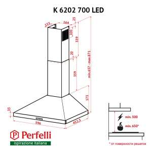 PERFELLI K 6202 BL 700 LED