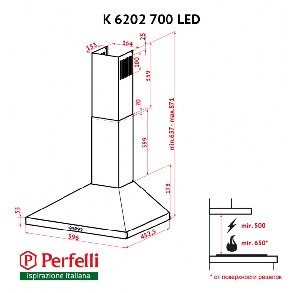 PERFELLI K 6202 SG 700 LED
