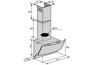 VENTOLUX WAVE 60 BK (900) TRC