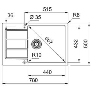 FRANKE S2D 611-78 XL 143.0621.339