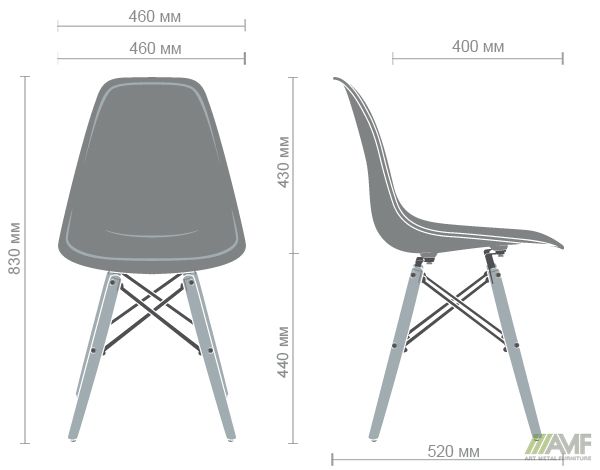 AMF ASTER RL WOOD ЧЕРНЫЙ (545915)