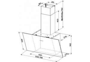 FABER TWEET EV8 LED BK A55