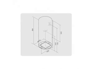ELICA TUBE PRO WH MAT/A/43
