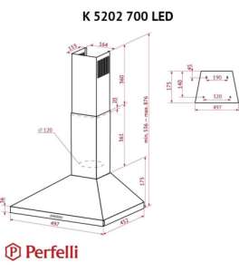 PERFELLI K 5202 BL 700 LED