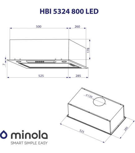 MINOLA HBI 5324 I 800 LED