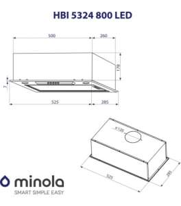 MINOLA HBI 5324 I 800 LED