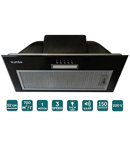 VENTOLUX PUNTO 52 BK (700) PB PC