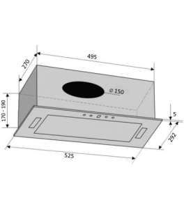 VENTOLUX PUNTO 52 WH (700) PB PC