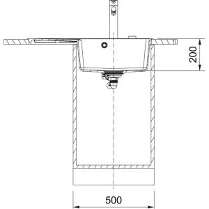 FRANKE CENTRO CNG 611-78 TL 114.0630.471
