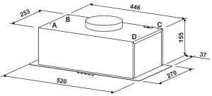 JANTAR BILT 650 LED 52 BL