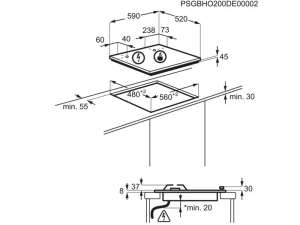 ELECTROLUX KGG64362S
