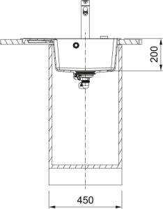 FRANKE CENTRO CNG 611-62 TL 114.0630.461